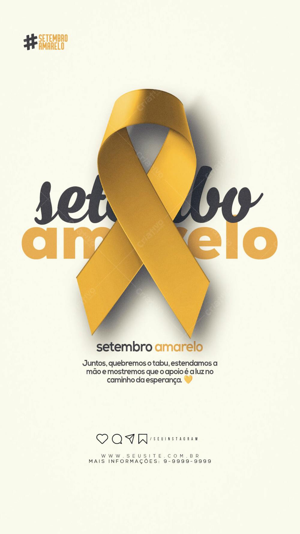 Setembro Amarelo Social Media Story