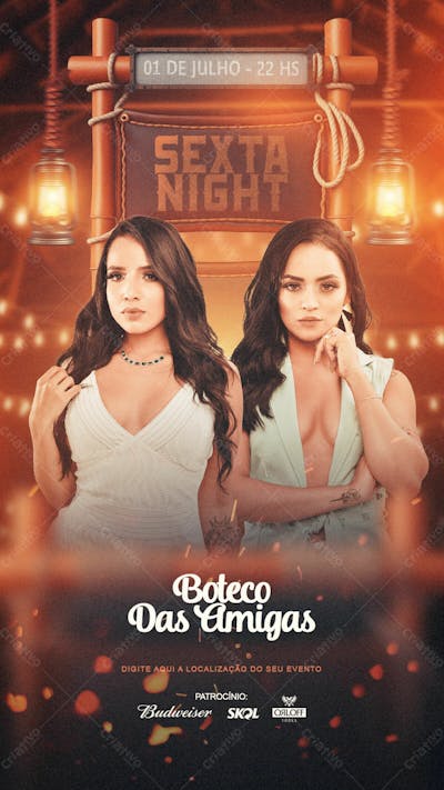 Sexta Night Evento Story