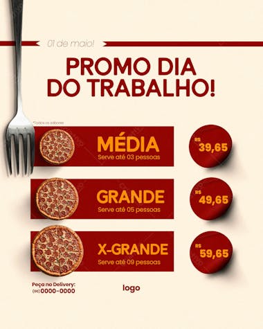 Promo dia do trabalho psd premium de maio