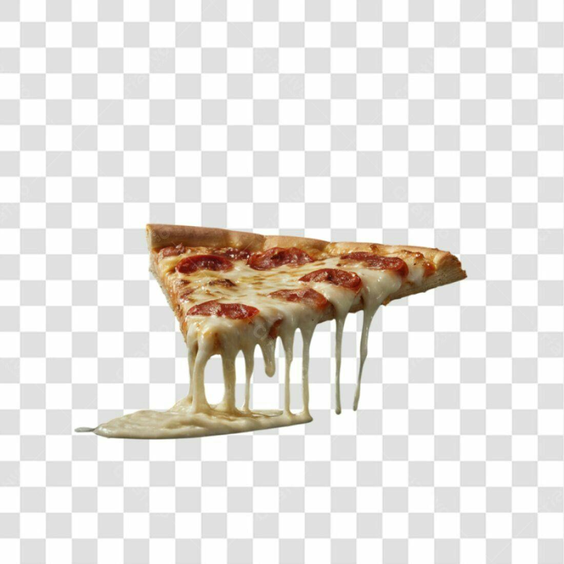 Imagem Pizza Pepperoni PNG com fundo transparente