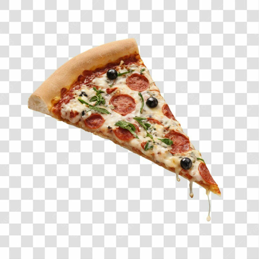 Imagem Pizza Pepperoni PNG com fundo transparente