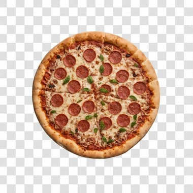 Pizza sabores variados png transparente