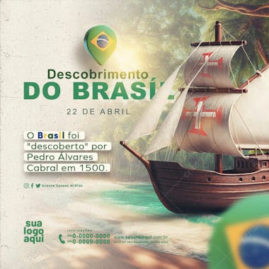 22 de abril descobrimento do brasil
