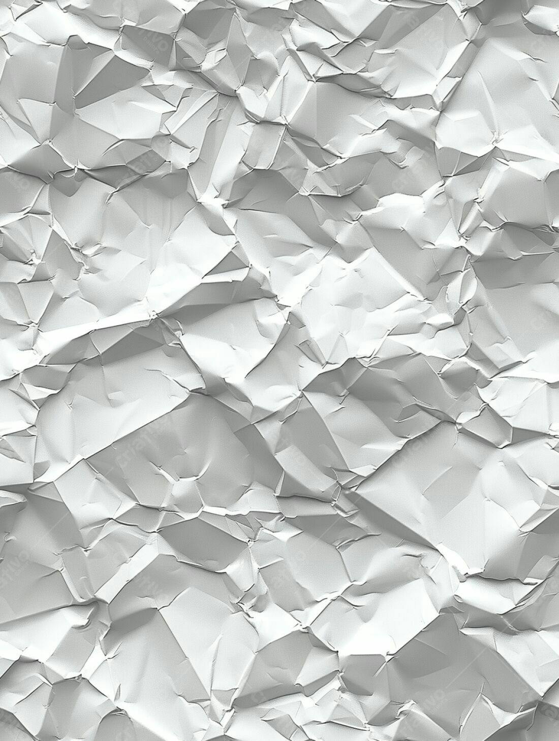 Textura de Papel Amassado em Tons de Cinza