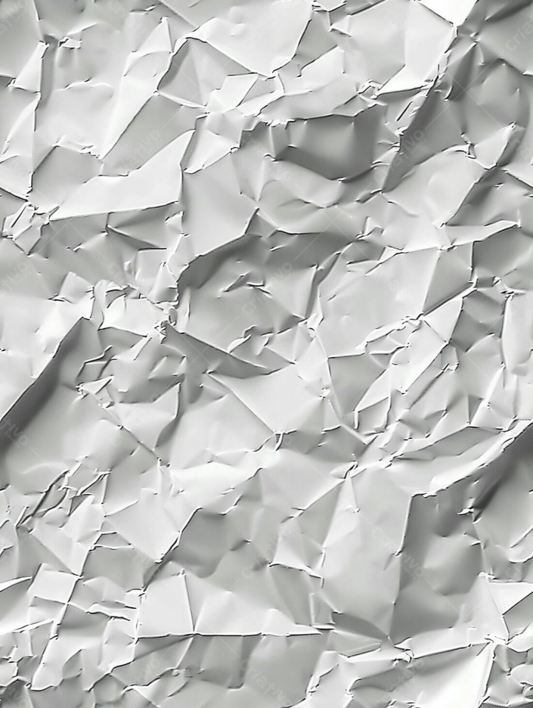 Textura de Papel Amassado em Tons de Cinza