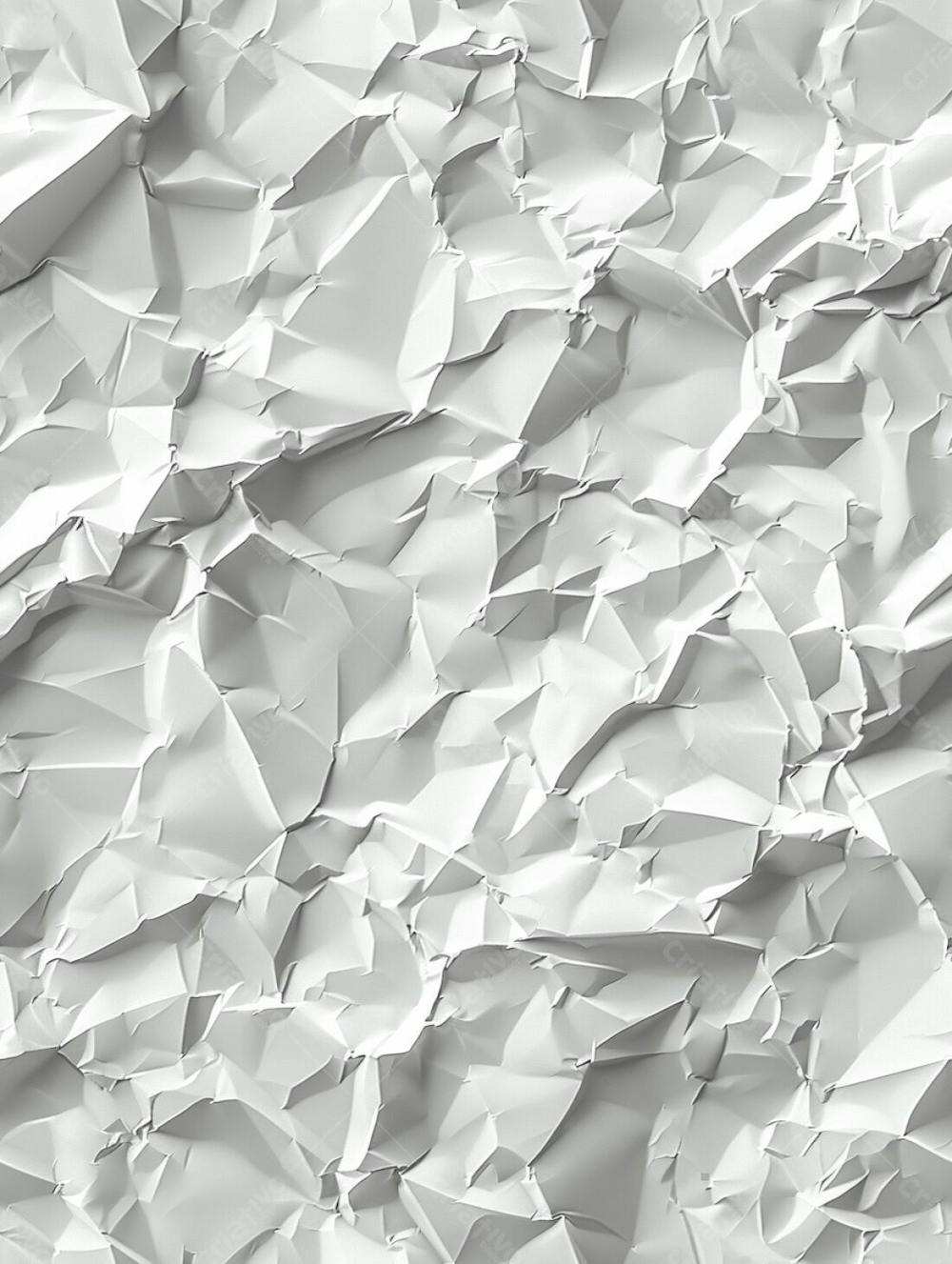 Textura De Fundo Liso De Papel Branco Amassado