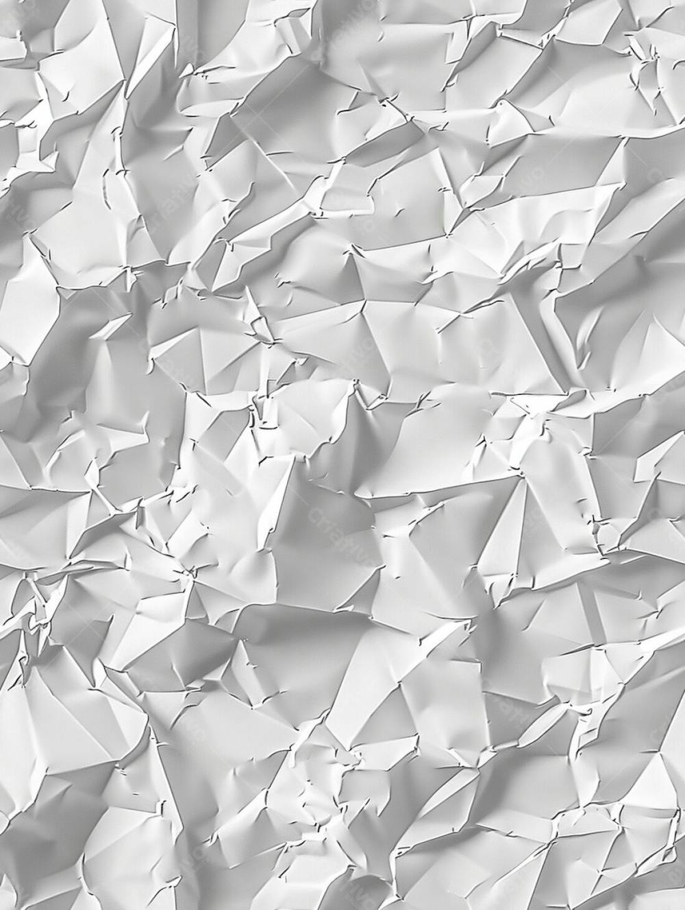 Textura De Fundo Liso De Papel Branco Amassado