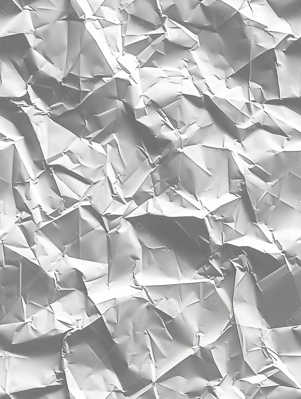 Textura De Fundo Liso De Papel Branco Amassado