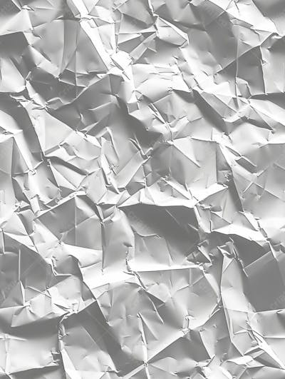 Textura De Fundo Liso De Papel Branco Amassado