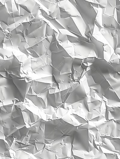 Textura De Fundo Liso De Papel Branco Amassado