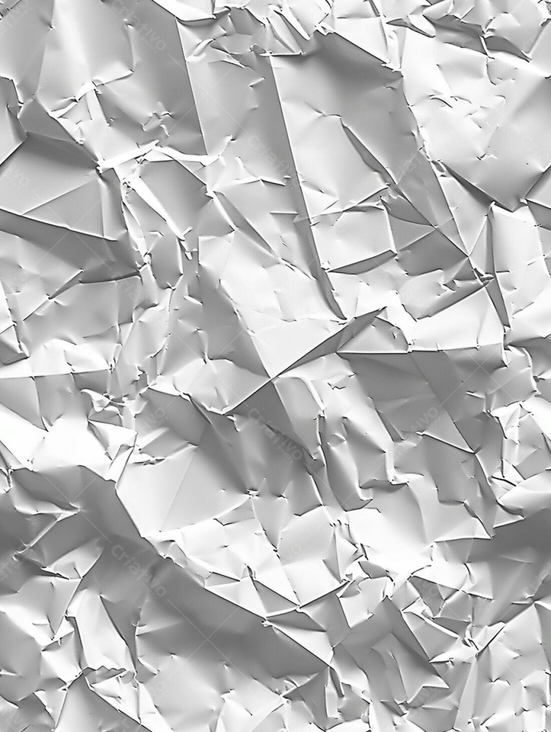 Textura de Papel Amassado Branco