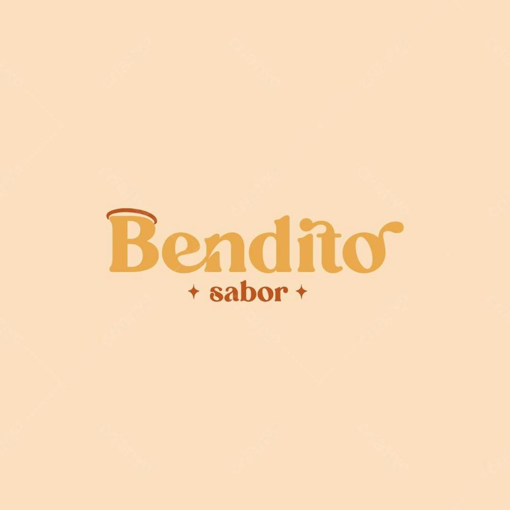 Logo Marca Editável Bendito Sabor