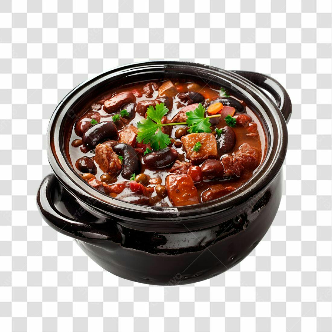 Imagem PNG de Caldo de Feijão com Fundo Transparente