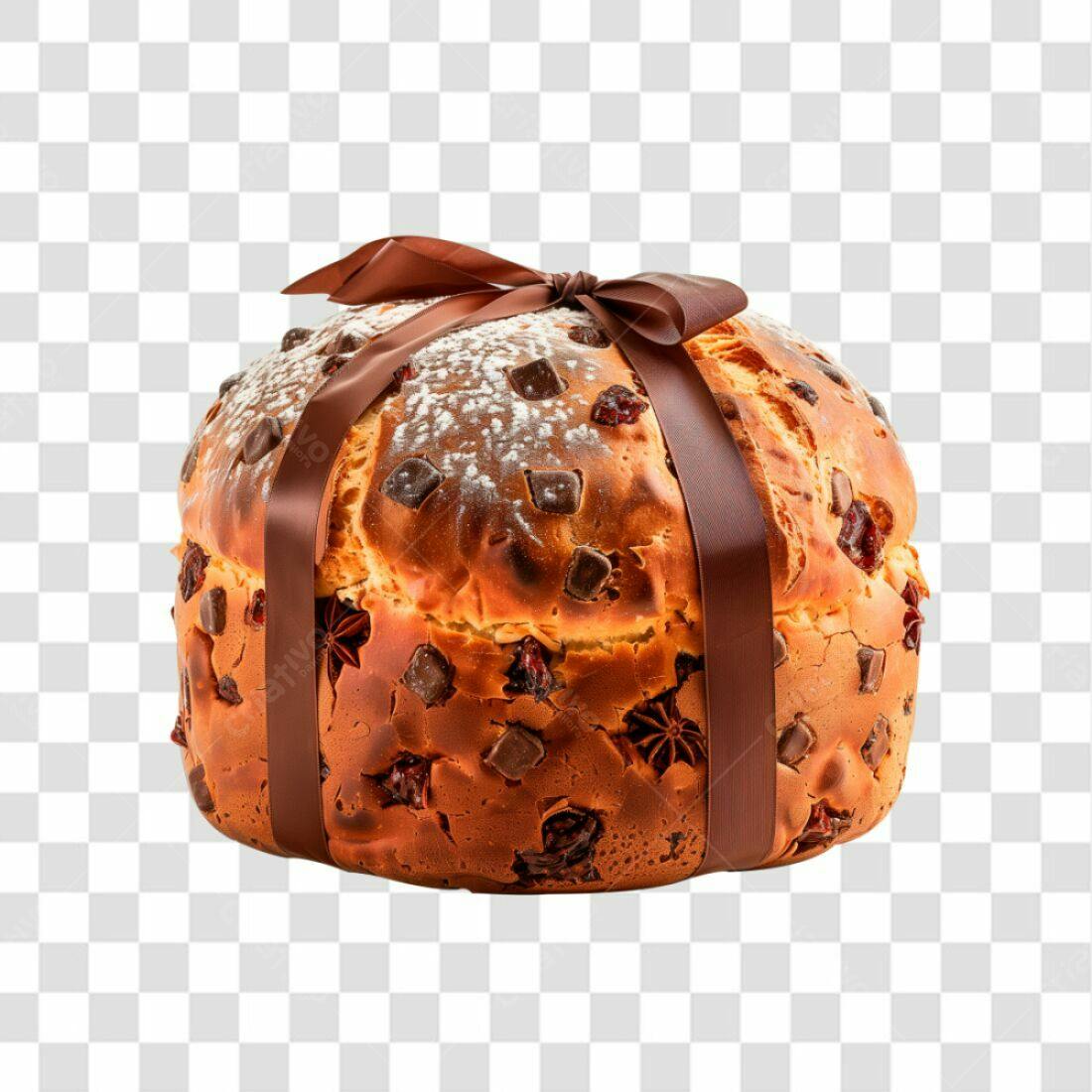 Imagem Panetone Natal PNG com fundo transparente