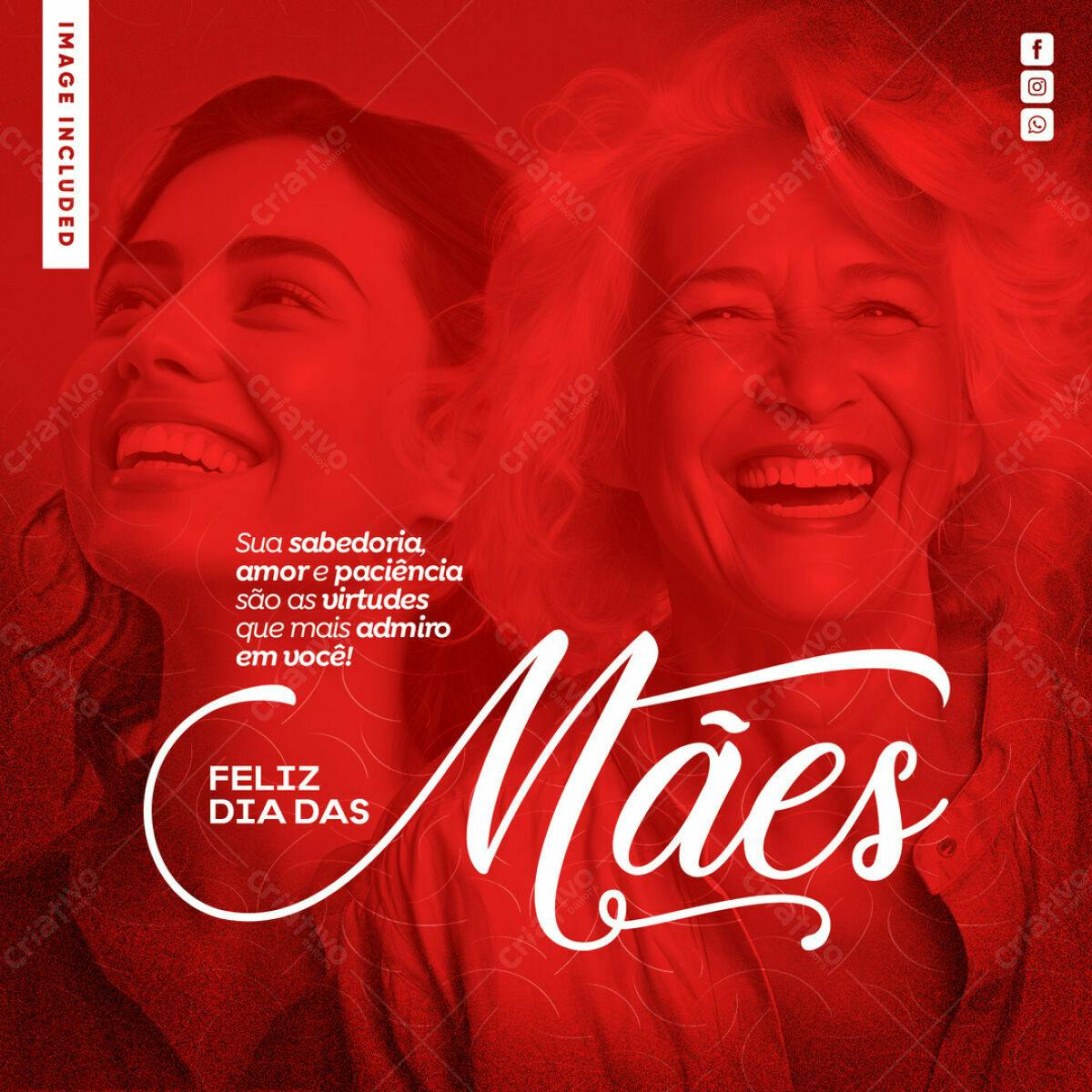 Postagem Dia das Mães PSD Editável