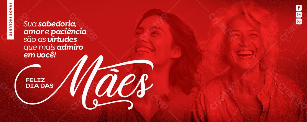 Banner Dia das Mães PSD Editável