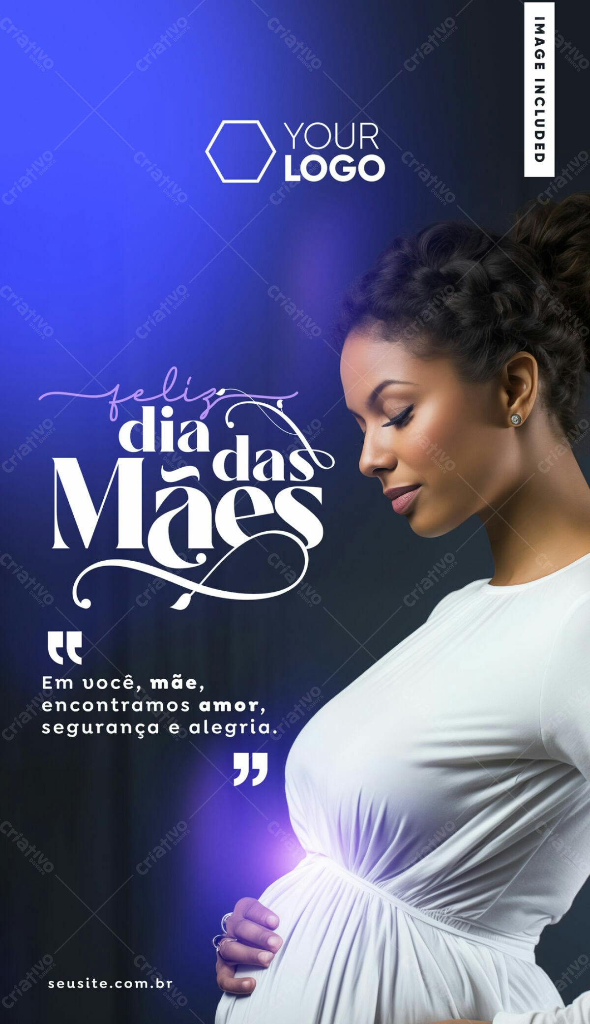 Flyer Dia das Mães PSD Editável