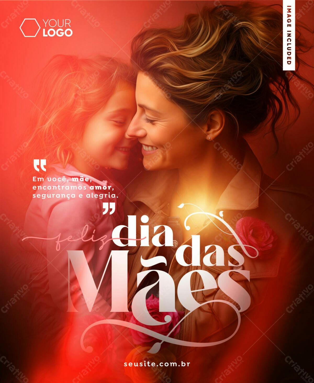 Postagem Dia das Mães PSD Editável