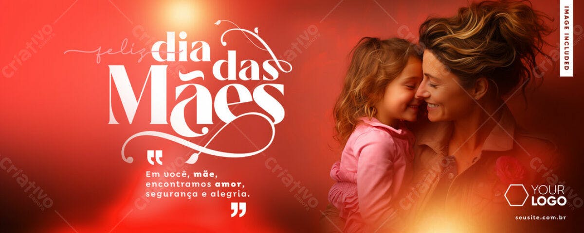 Banner Dia das Mães PSD Editável
