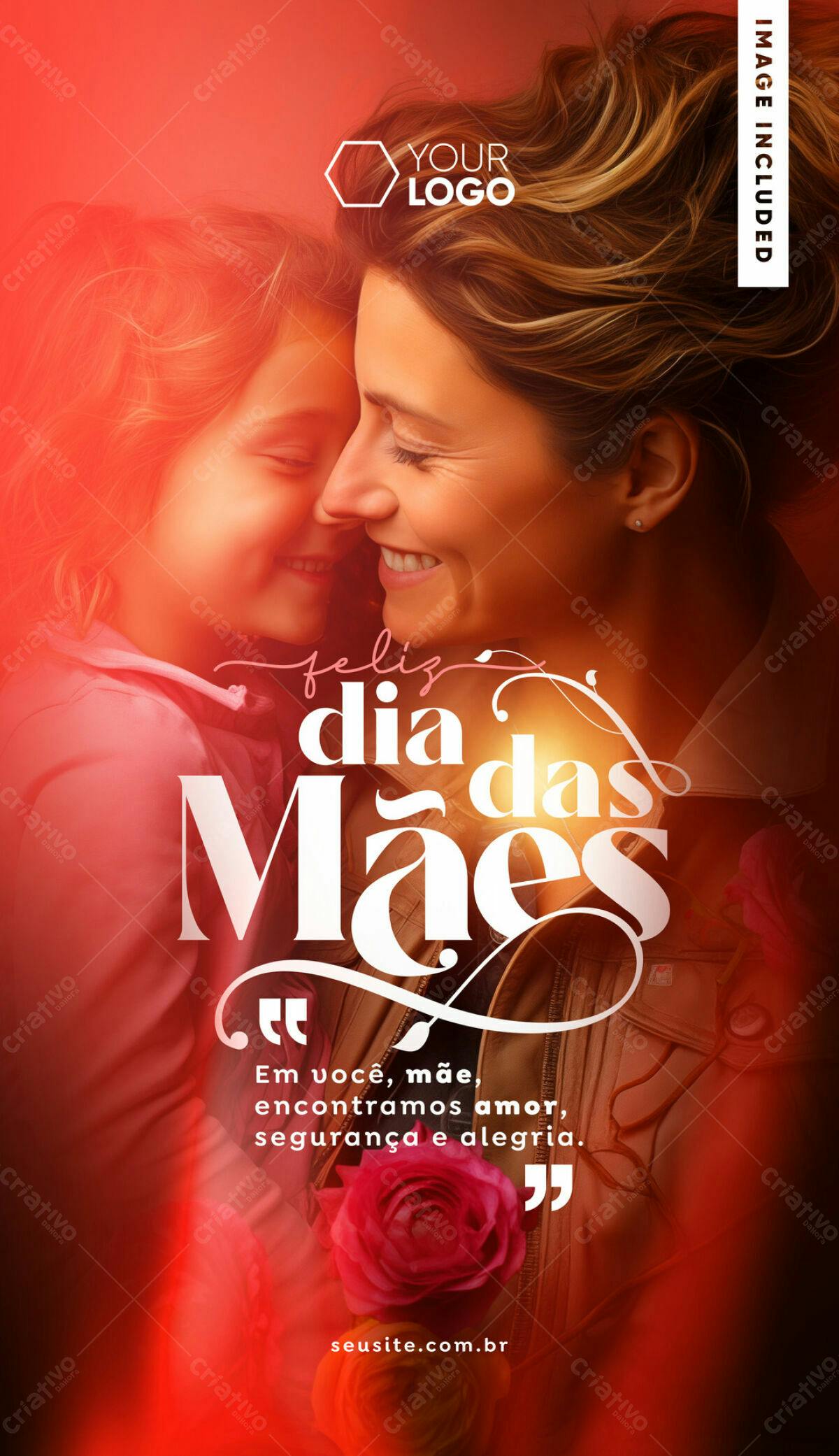 Flyer Dia das Mães PSD Editável