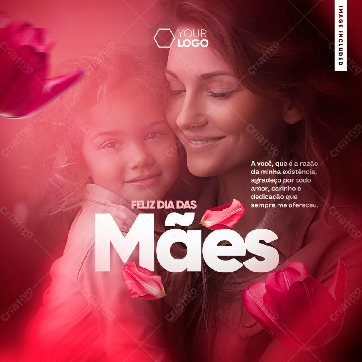 Postagem Dia das Mães PSD Editável