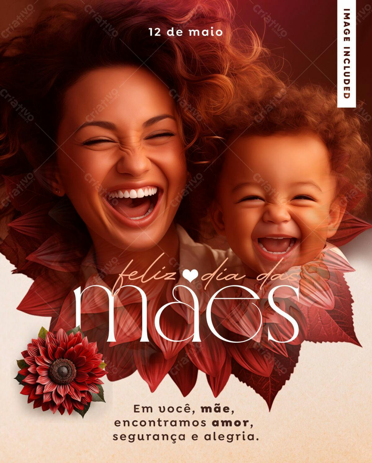 Flyer Dia das Mães PSD Editável