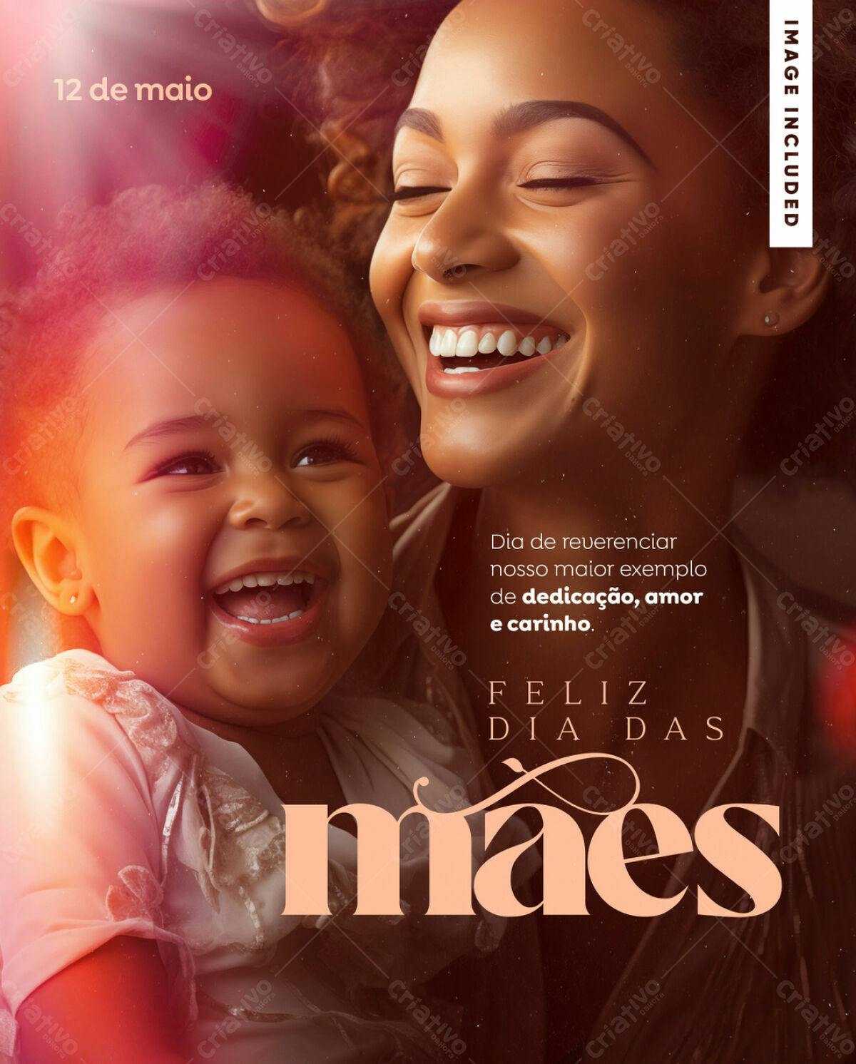 Flyer Dia das Mães PSD Editável