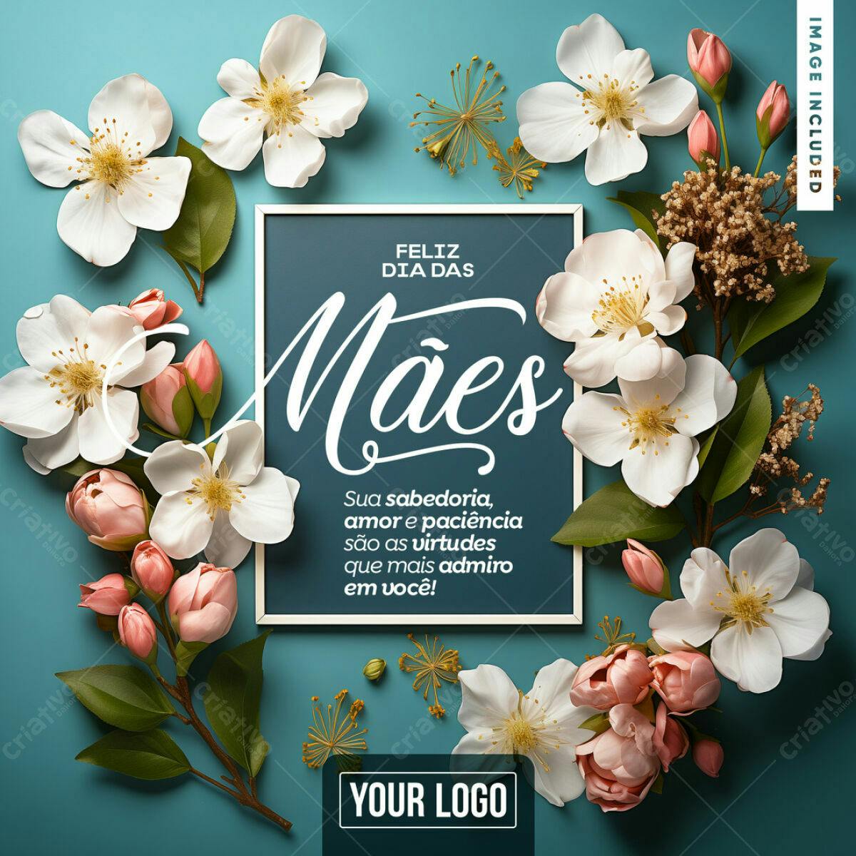 Post para Dia das Mães PSD Editável