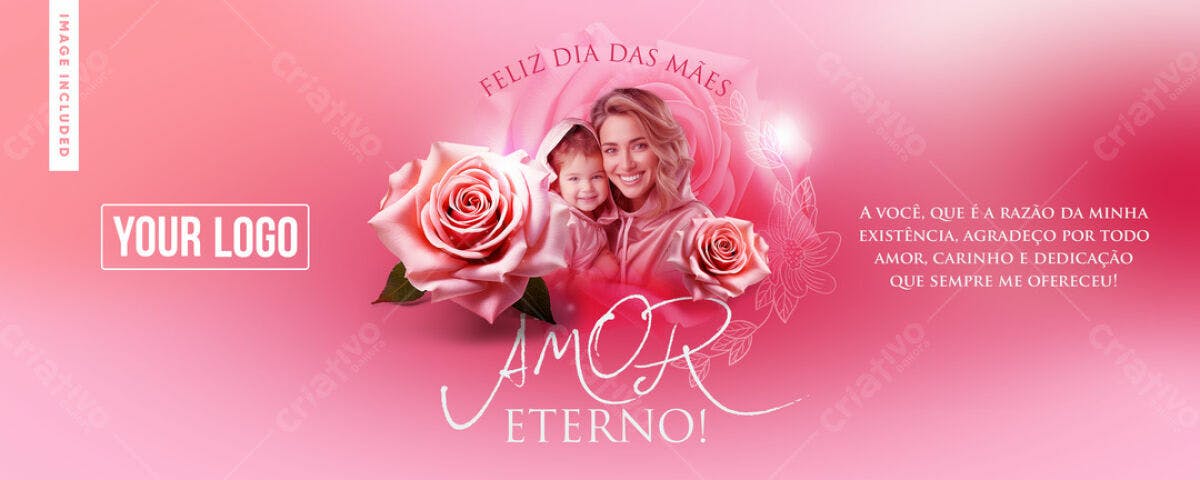 Banner Dia das Mães PSD Editável