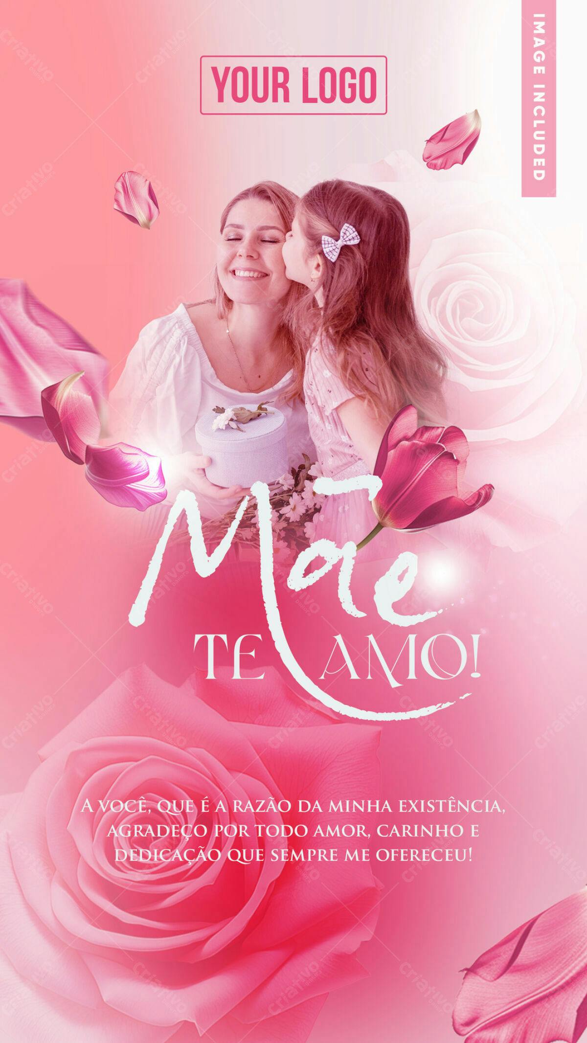 Flyer Dia das Mães PSD Editável