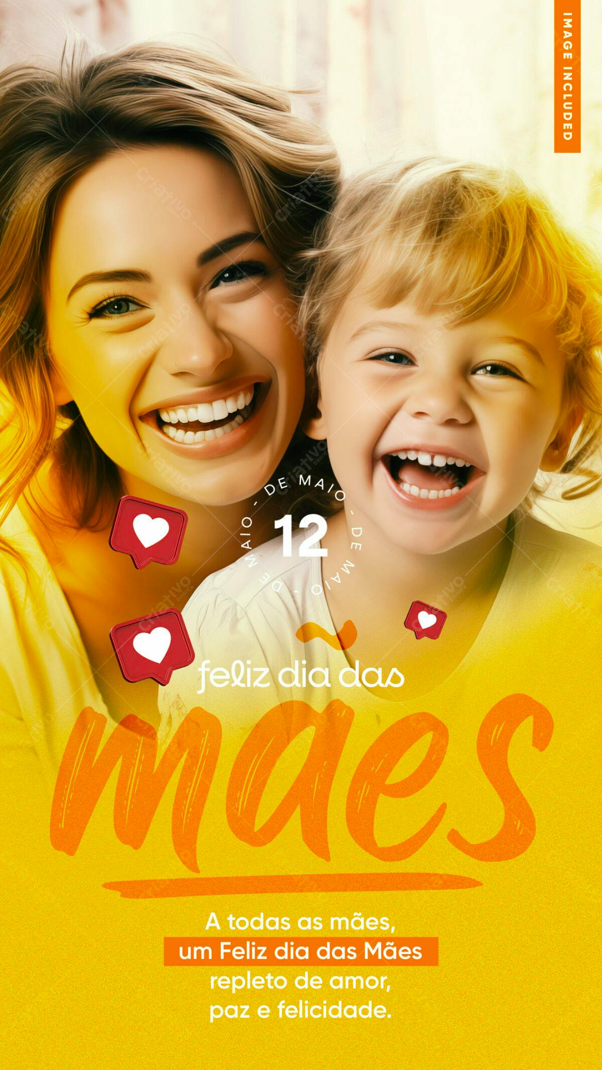 Flyer Dia das Mães PSD Editável