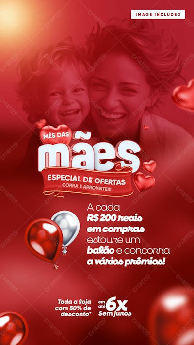 Social Media Stories Mother&#39;S Month With Great Offers