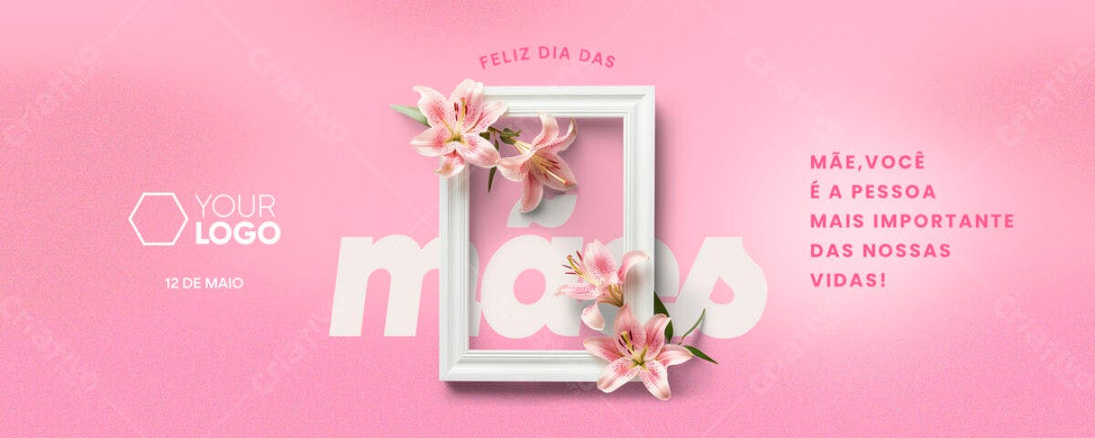 Banner Dia das Mães PSD Editável