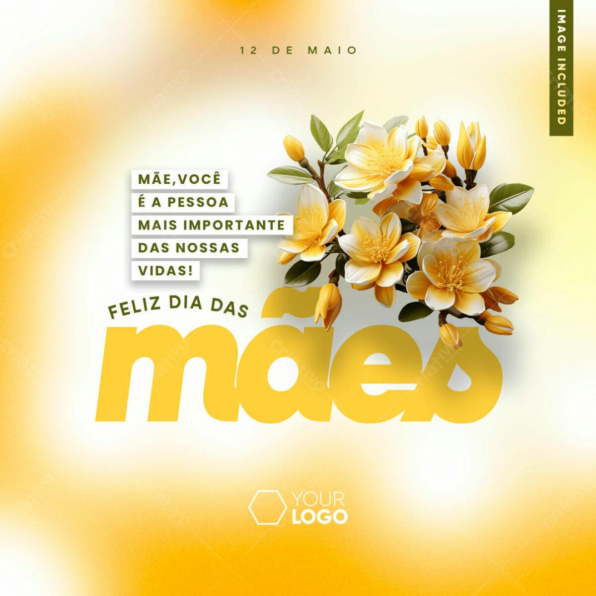 Postagem Dia das Mães PSD Editável
