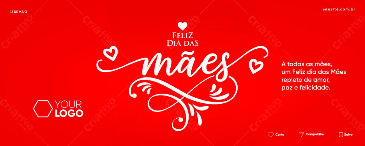 Banner Dia das Mães PSD Editável