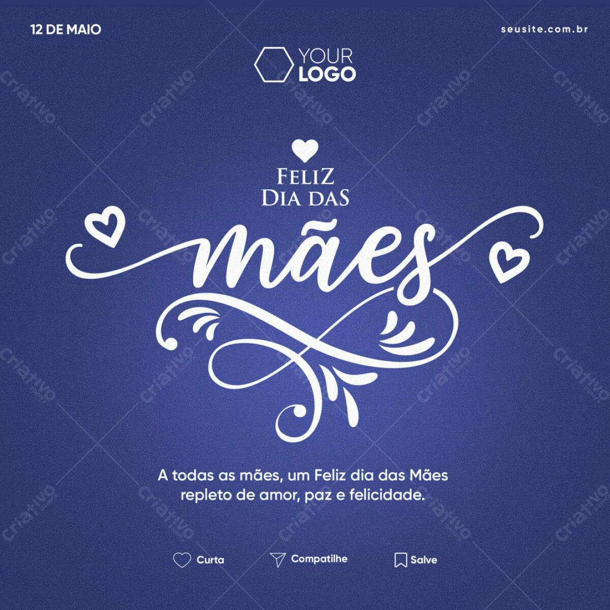 Postagem Dia das Mães PSD Editável