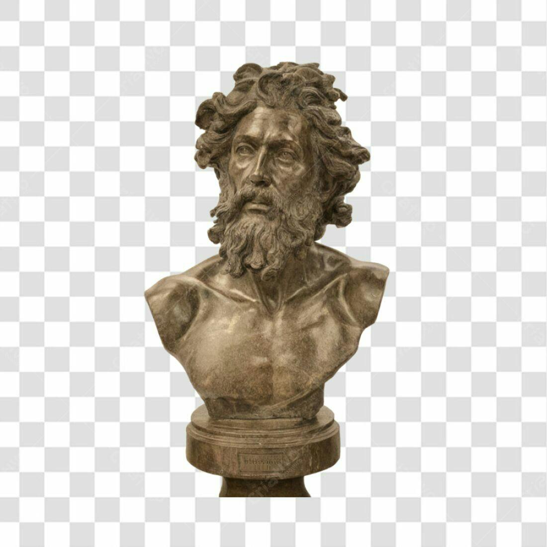 Icone Busto Homem Barba PNG com fundo transparente