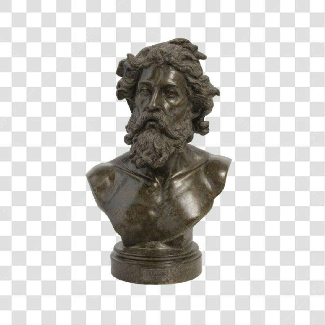 Icone Busto Homem Barba PNG com fundo transparente