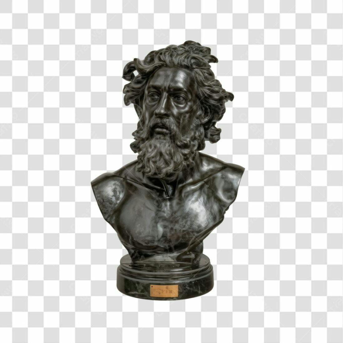 Icone Busto Homem Barba PNG com fundo transparente