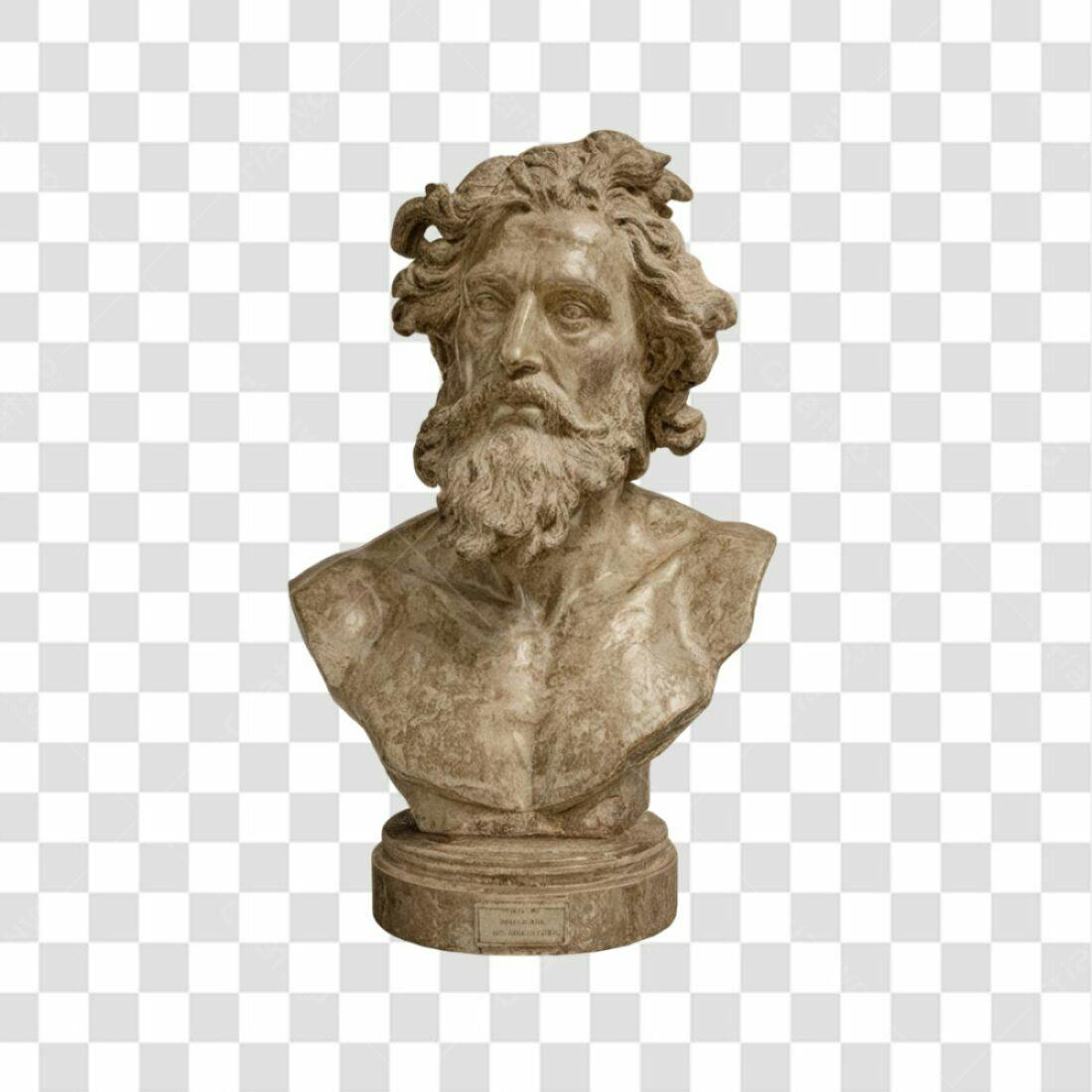 Icone Busto Homem Barba PNG com fundo transparente