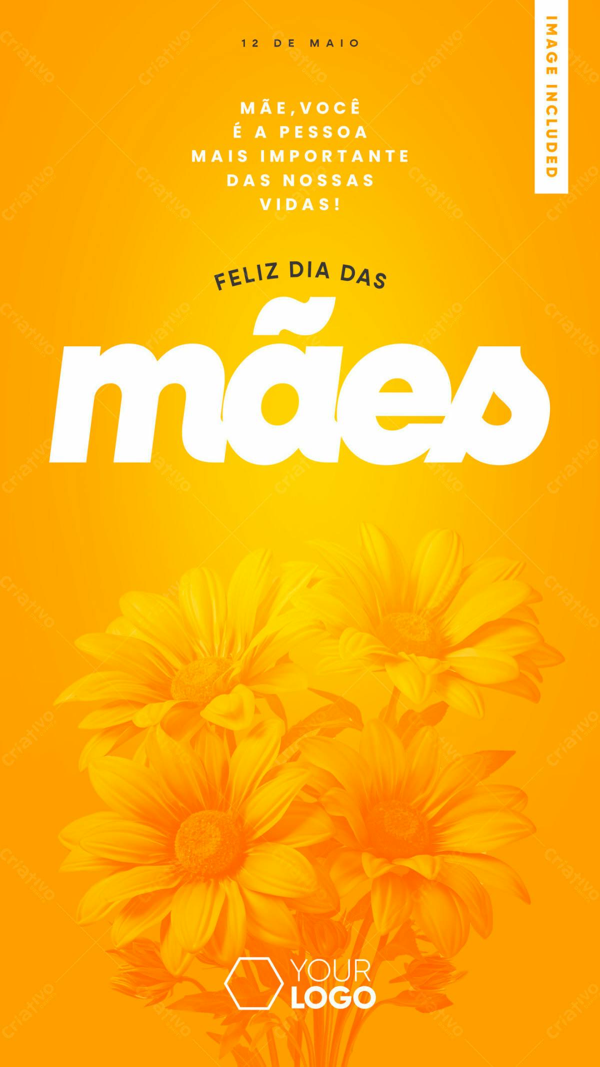 Flyer Dia das Mães PSD Editável