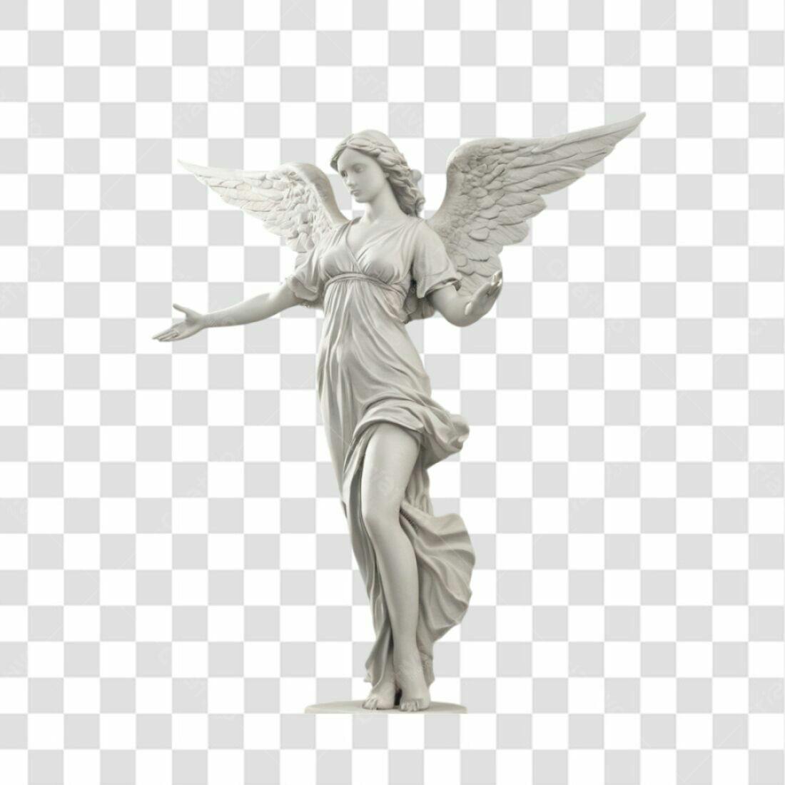 Icone Anjo Estatua PNG com fundo transparente