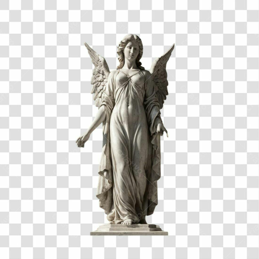 Icone Anjo Estatua PNG com fundo transparente