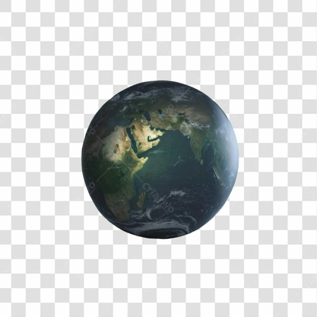 Icone Planeta Terra PNG com fundo transparente