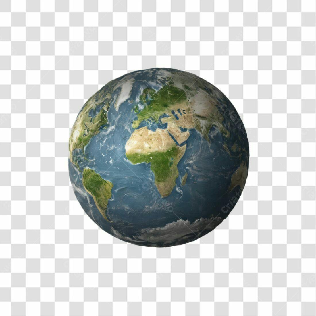 Icone Planeta Terra PNG com fundo transparente