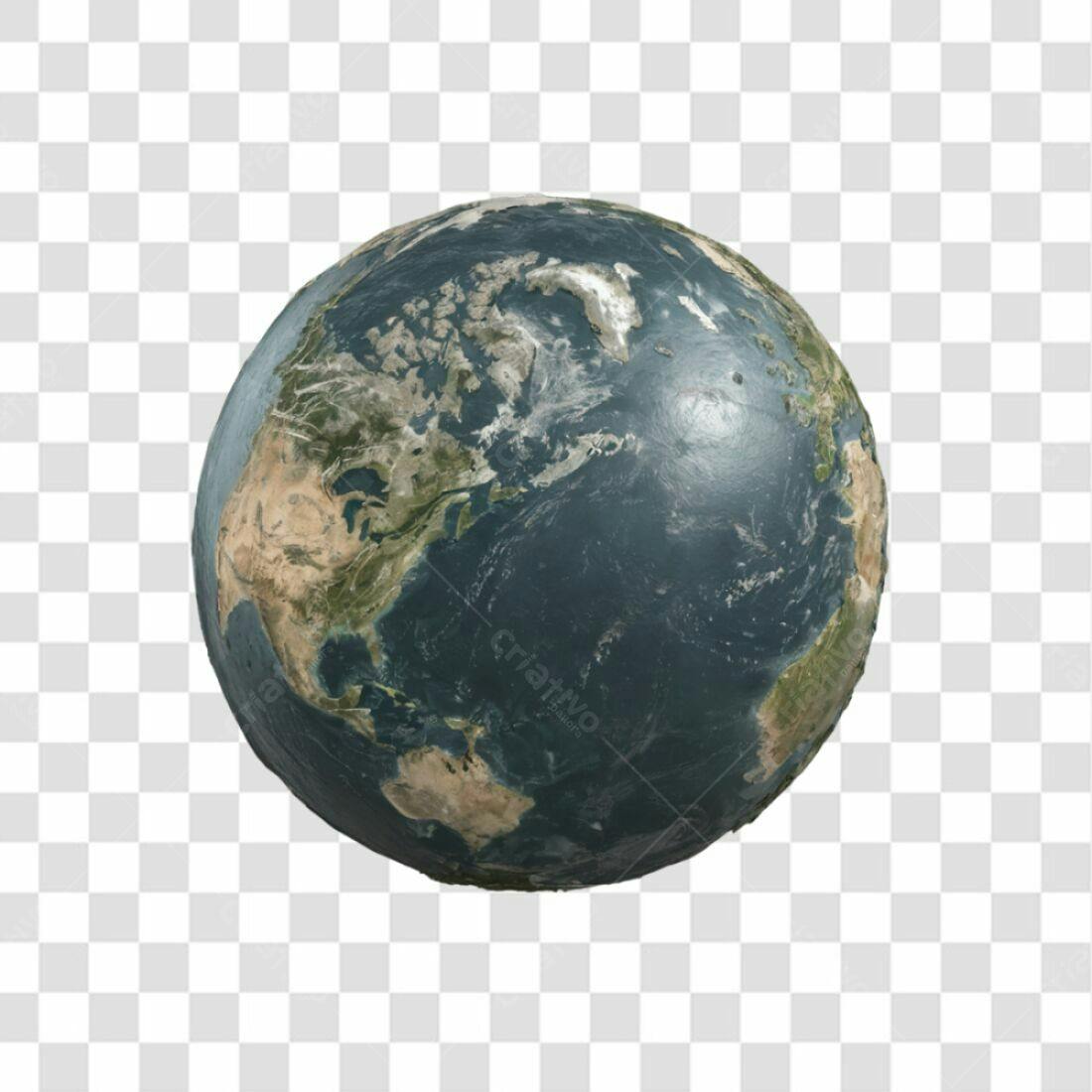 Icone Planeta Terra PNG com fundo transparente