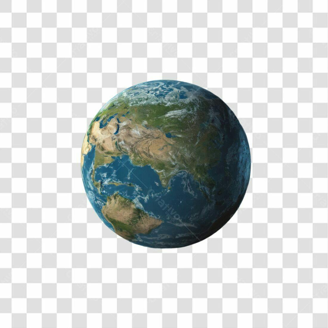Ícone Planeta Terra PNG com fundo transparente