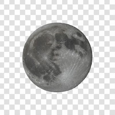 Lua 3D Png Transparente