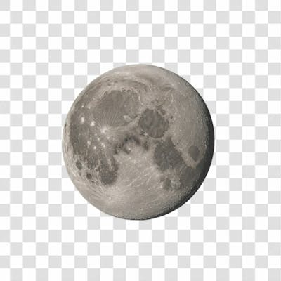 Lua 3D Png Transparente