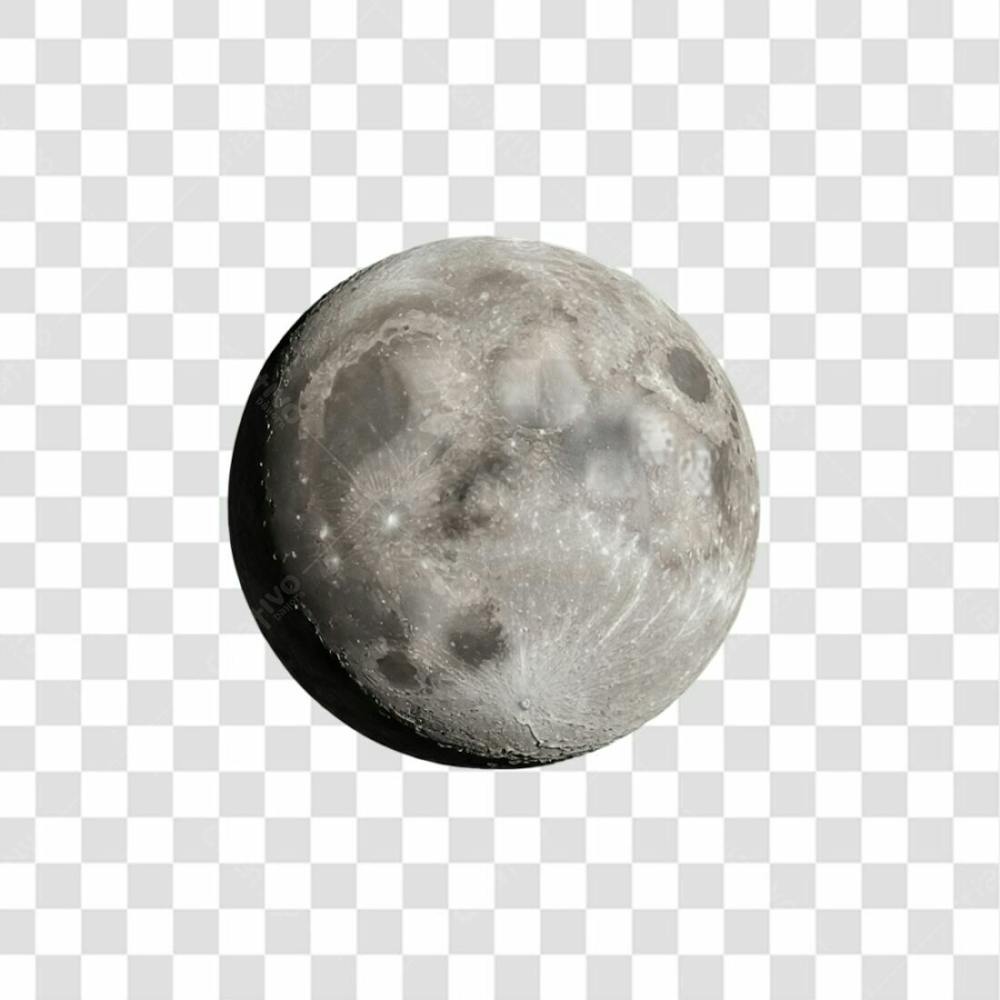 Lua 3D Png Transparente